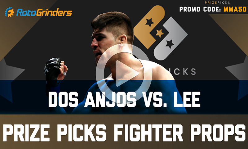 PrizePicks MMA Player Props - UFC Fight Night Dos Anjos vs. Lee