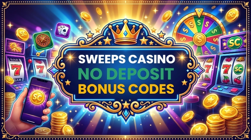 List of Sweepstakes Casinos No Deposit Bonus Codes USA in September 2026