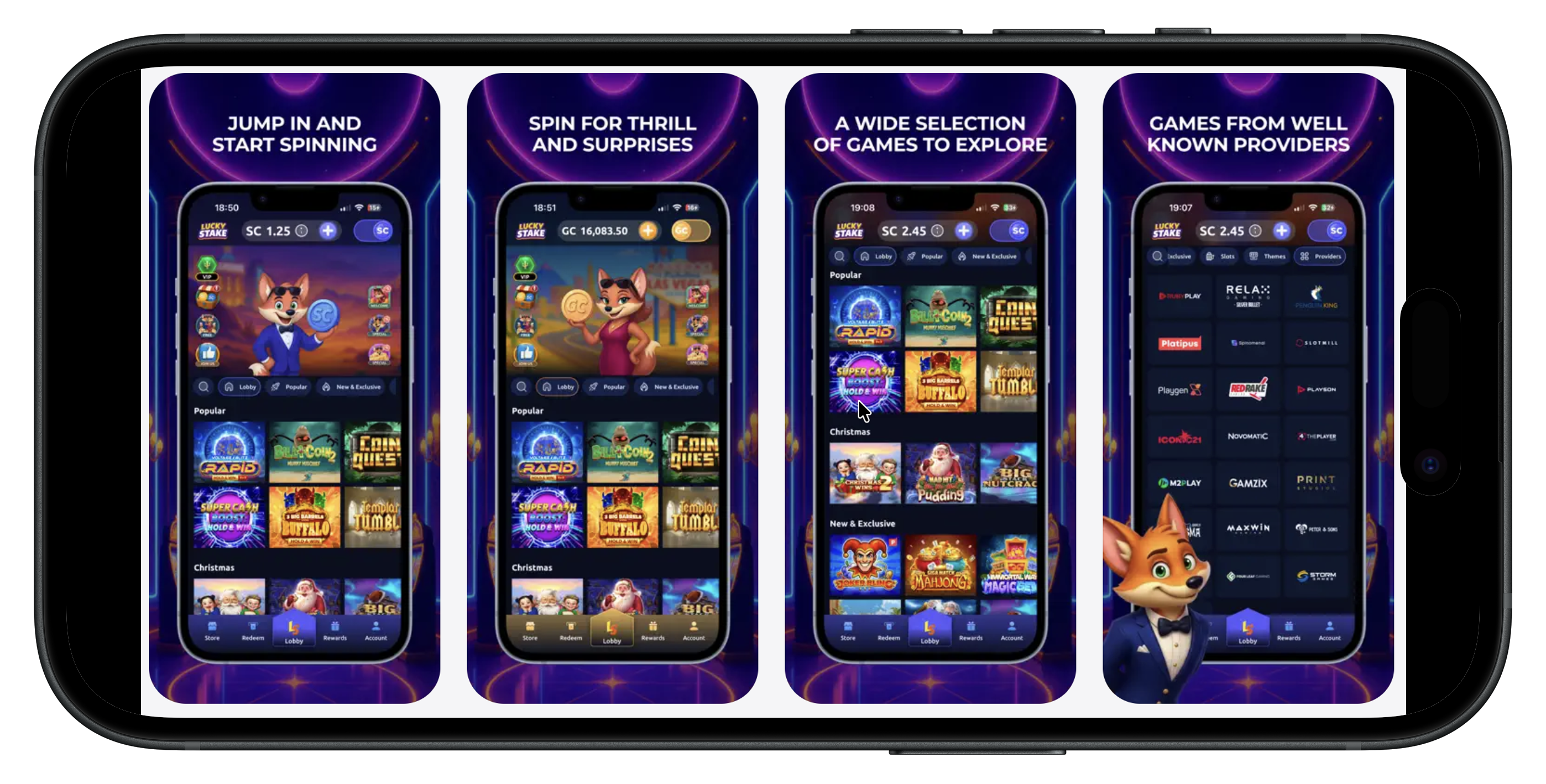 LuckyStake promo code for mobile optimization.