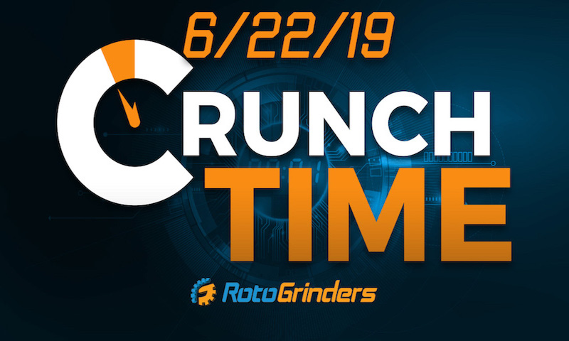 MLB DFS 6/22/19 Crunch Time