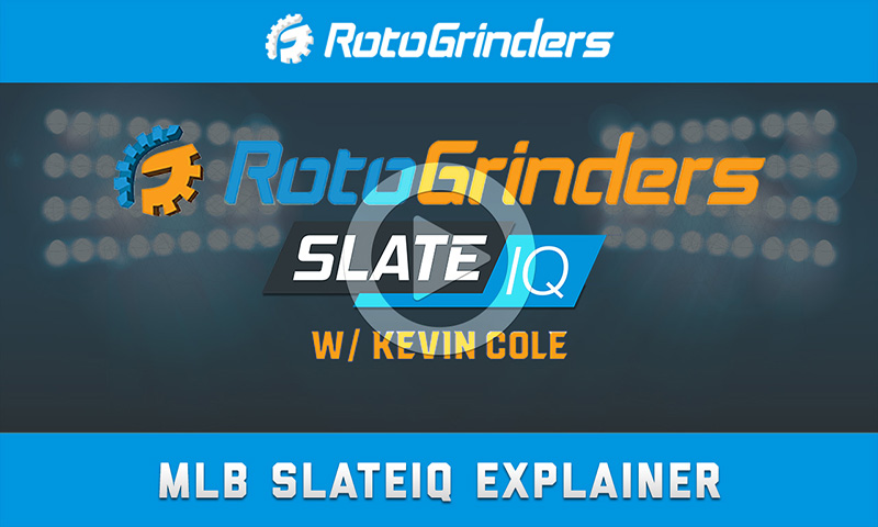 MLB SlateIQ Explainer