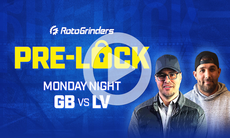 NFL DFS Monday Night Football Pre-Lock Show - Packers vs. Raiders