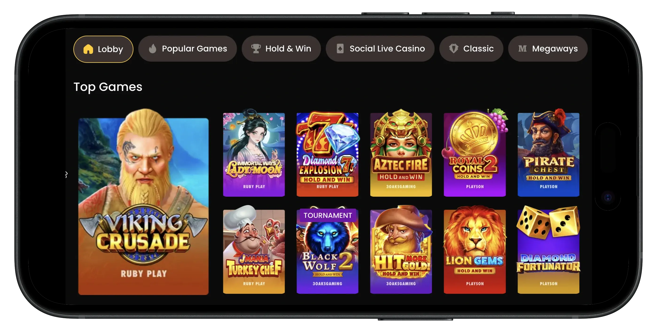 Mega Bonanza promo code top games selection.