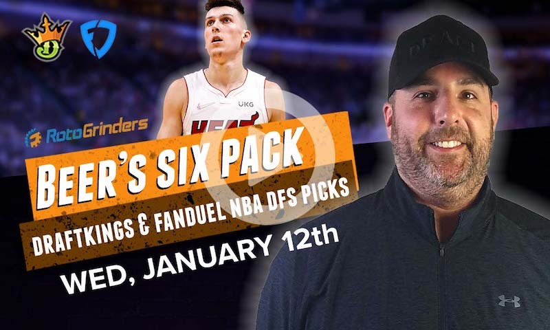 DraftKings and FanDuel NBA Six-Pack: 1/12/22