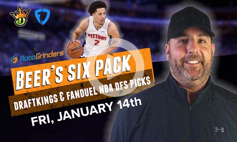 DraftKings and FanDuel NBA Six-Pack: 1/14/22