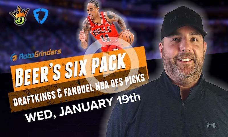 DraftKings and FanDuel NBA Six-Pack: 1/19/22