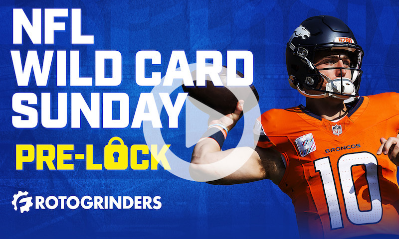 NFL DFS Pre-Lock Show: Wild Card Weekend - Sunday Slate