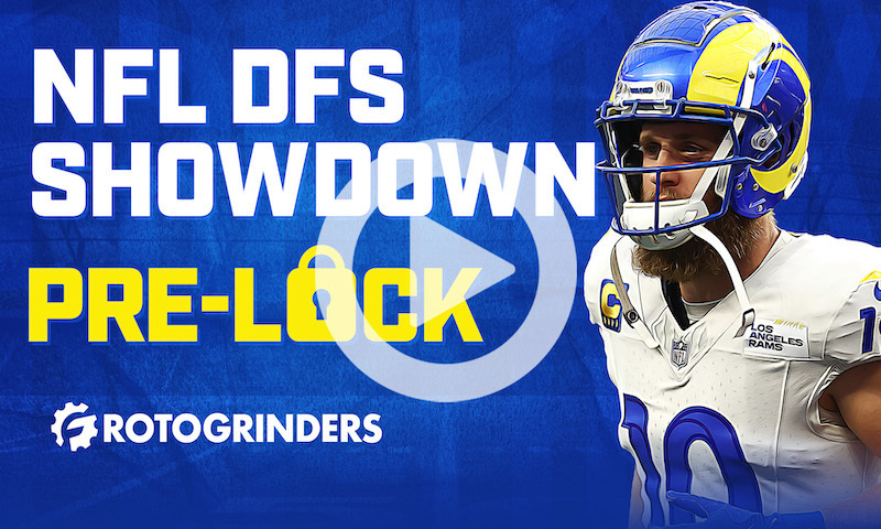 NFL DFS Pre-Lock Show: Wild Card Round - Vikings vs. Rams