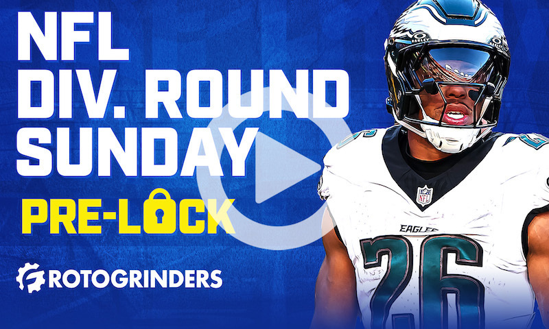 NFL DFS Pre-Lock Show: Divisional Round Sunday