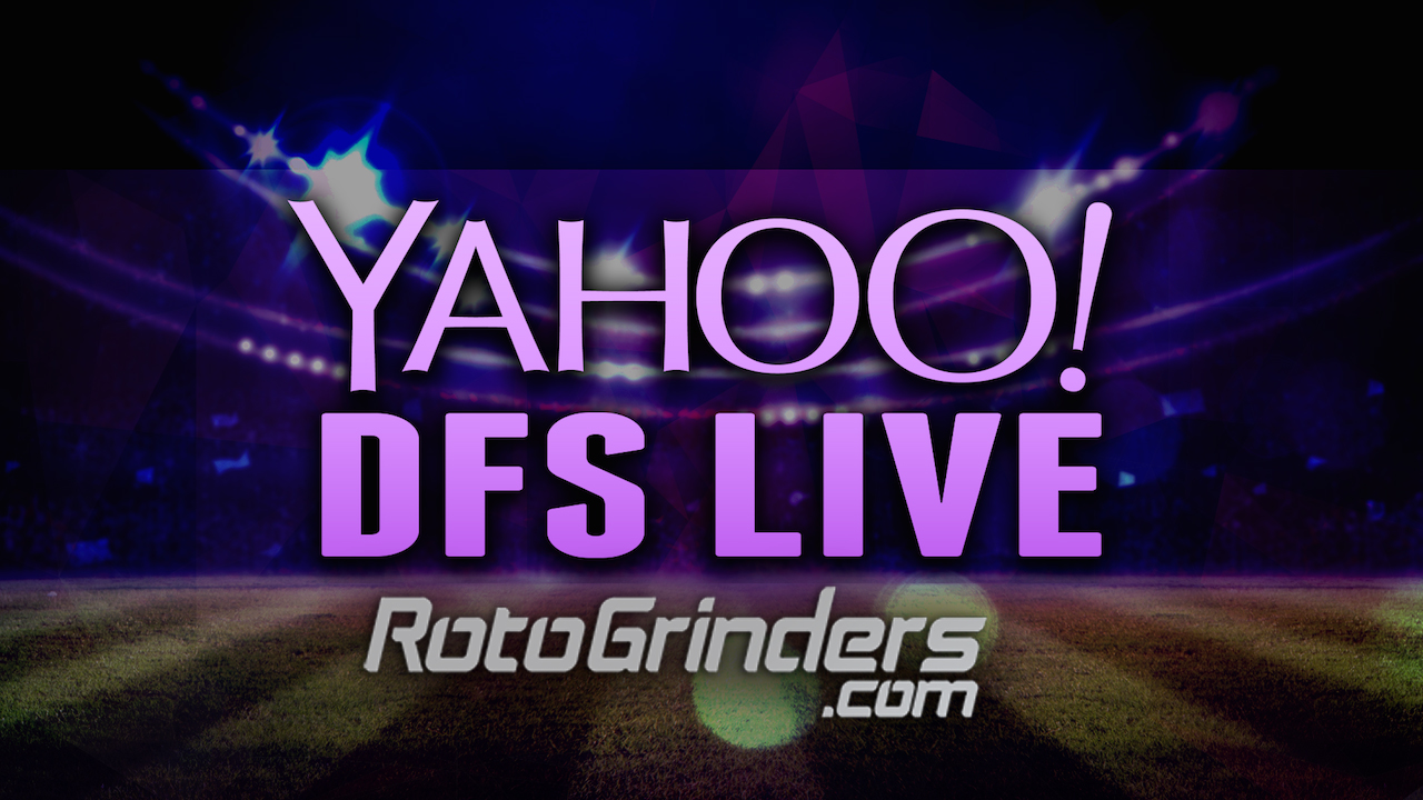 NFL Week 17 Yahoo DFS LIVE presented by RotoGrinders