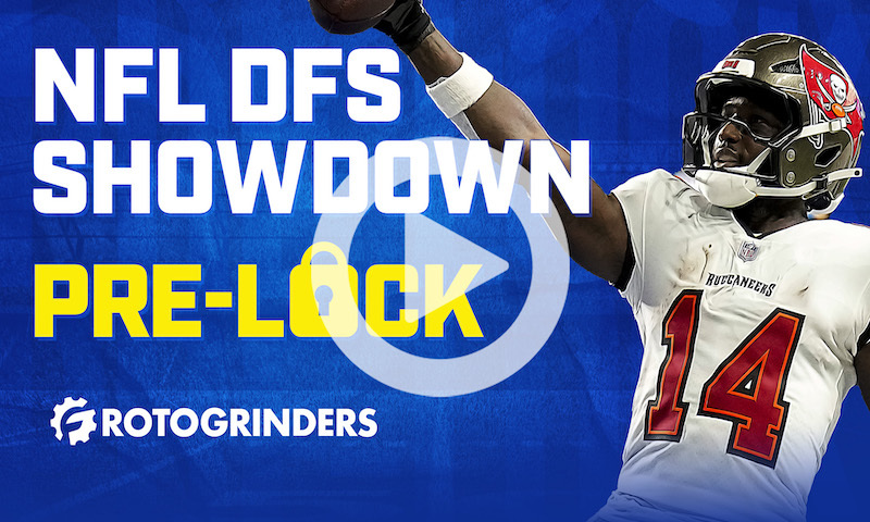 NFL DFS Pre-Lock Show: Week 7 - Monday Night Football