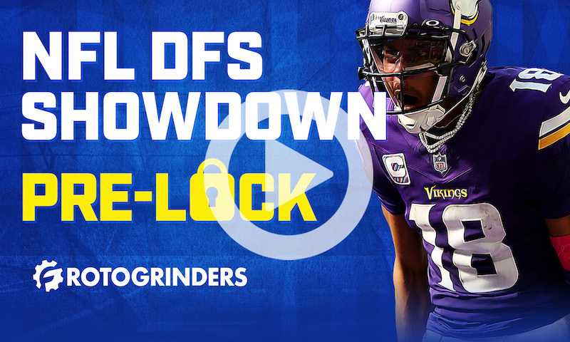 NFL DFS Showdown Pre-Lock Show: Week 8 - Thursday Night Football