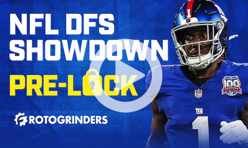NFL DFS Pre-Lock Show: Week 8 - Monday Night Football