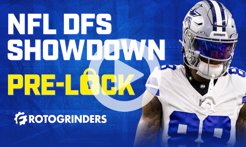NFL DFS Pre-Lock Show: Week 11 - Monday Night Football