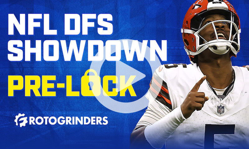 NFL DFS Pre-Lock Show: Week 12 - Thursday Night Football