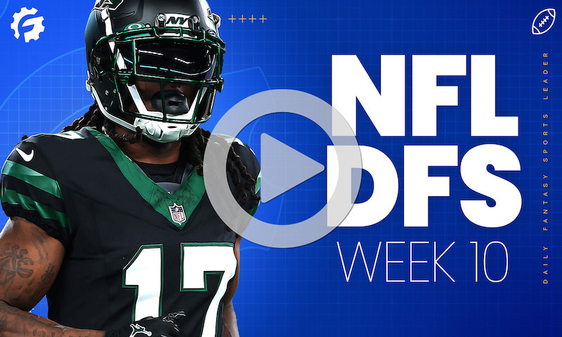NFL DFS Sunday Morning Show Block - Week 10