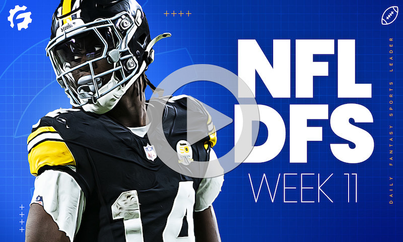 NFL DFS Sunday Morning Show Block - Week 11