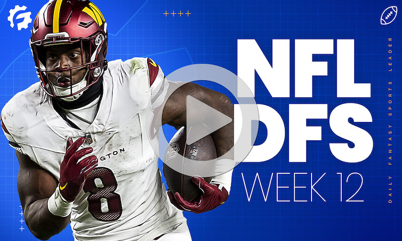 NFL DFS Sunday Morning Show Block - Week 12