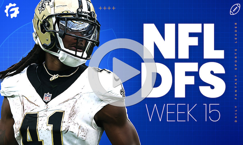 NFL DFS Sunday Morning Show Block - Week 15