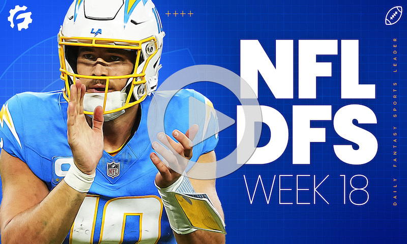 NFL DFS Sunday Morning Show Block - Week 18