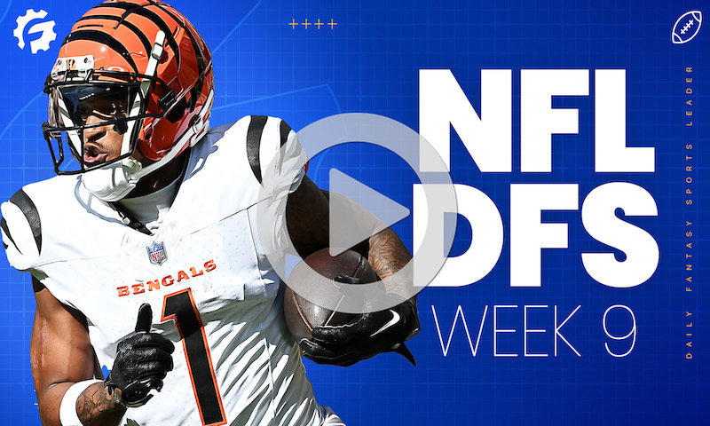 NFL DFS Sunday Morning Show Block - Week 9