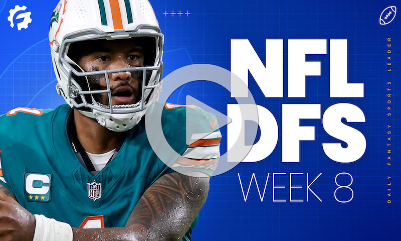NFL DFS Sunday Morning Show Block - Week 8