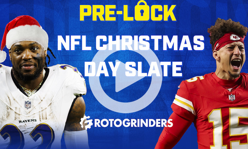 NFL DFS Pre-Lock Show: Week 17 - Christmas Day Football