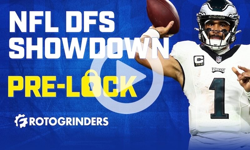 NFL DFS Pre-Lock Show: Friday Football - Bears vs. Eagles