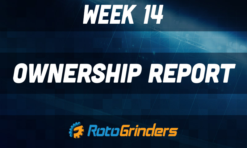 NFL Week 14 DFS Ownership Report