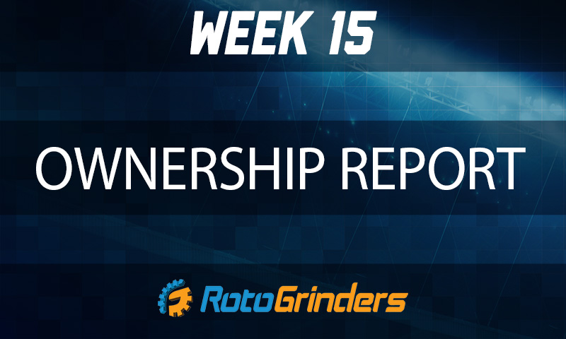 NFL Week 15 DFS Ownership Report