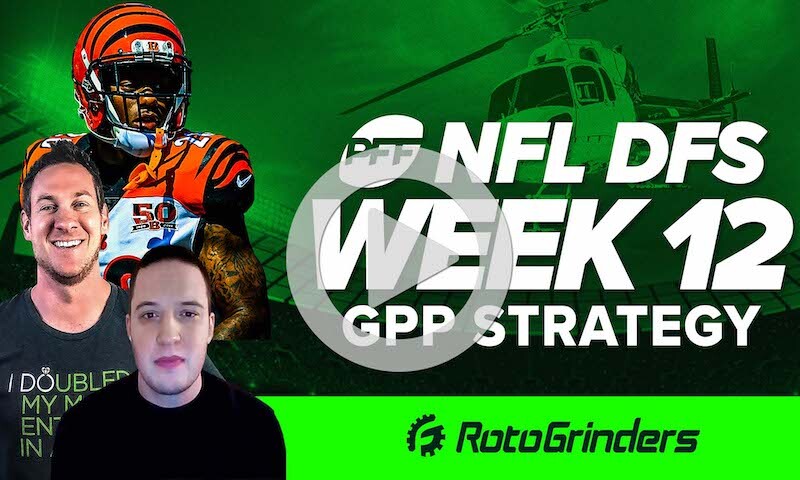 NFL DFS Week 12: Pro Football Focus