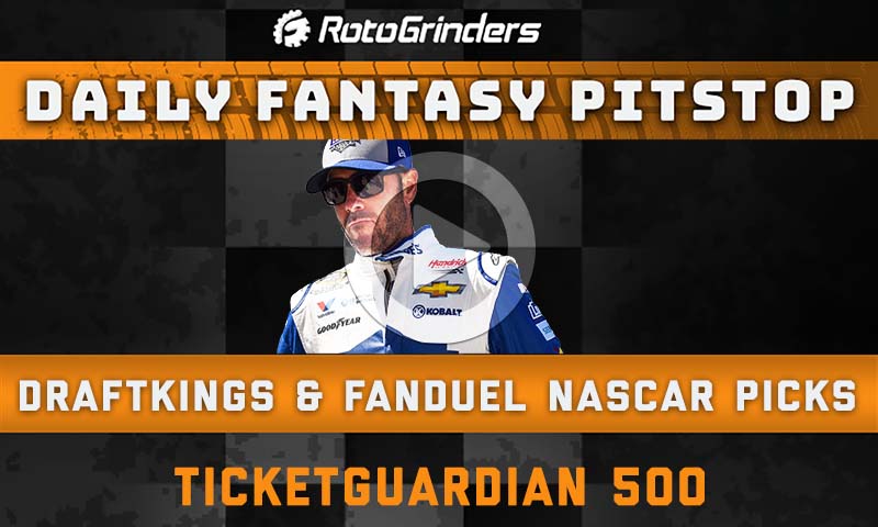 DraftKings NASCAR Picks: TicketGuardian 500 - Daily Fantasy Pitstop