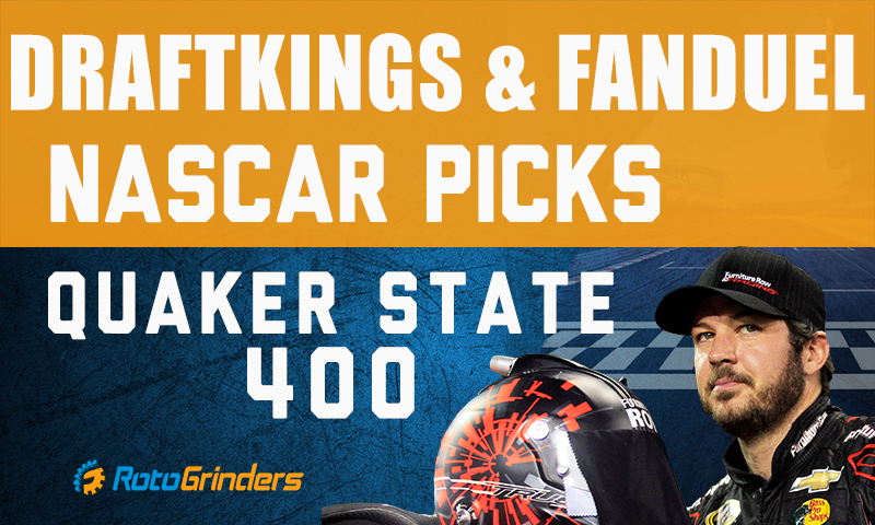 The Daily Fantasy Pitstop - Quaker State 400
