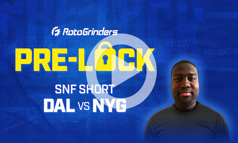 SNF Showdown Picks - Giants vs. Cowboys