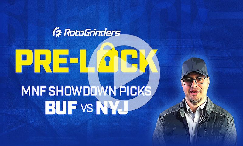 MNF Showdown Picks - Bills vs. Jets