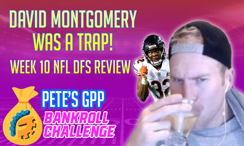 Week 4 GPP Bankroll Challenge Lineup Build & Review - DraftKings
