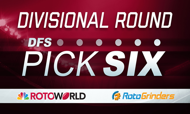 NFL Divisional Round Rotoworld DFS Pick 6