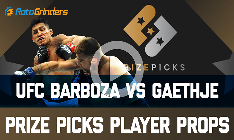 PrizePicks MMA Player Props - UFC Barboza vs. Gaethje