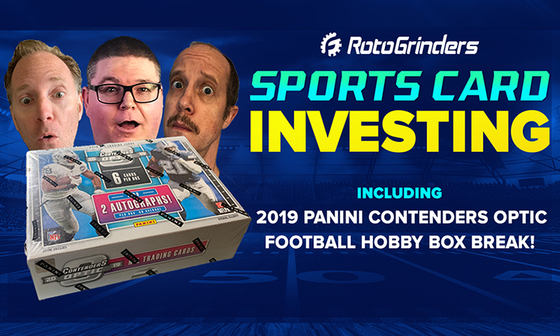 Sports Card Investing Video - 2019 Panini Contenders Optic Football Hobby Box Break