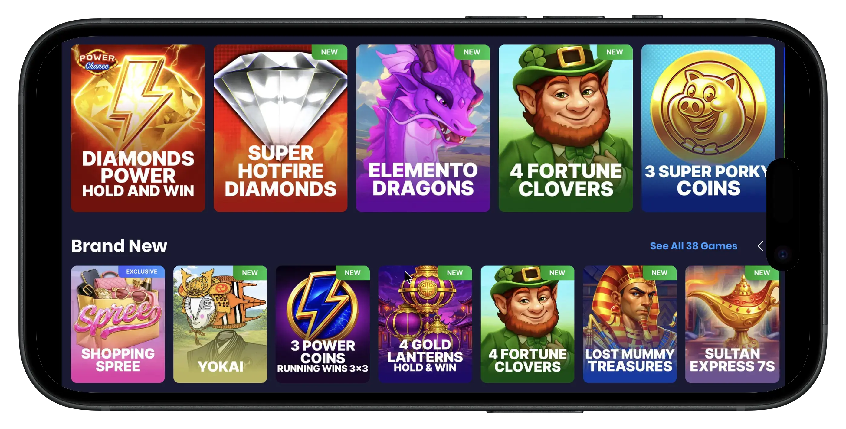 Spree Social Casino games and brand new games to play.