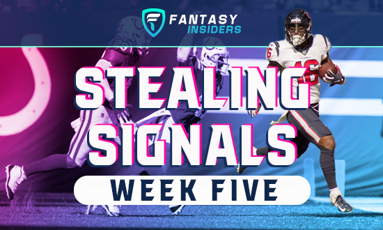 Fantasy Insiders: Stealing Signals - Week 5