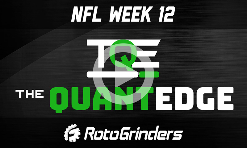 Week 12 NFL with The Quant Edge