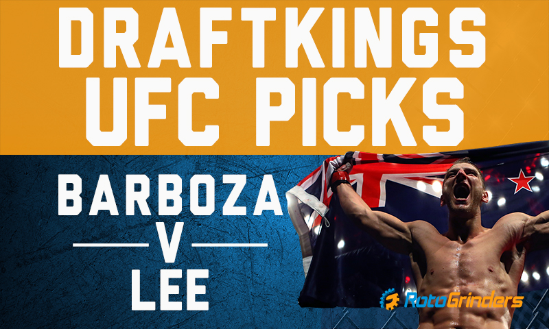 Daily Fantasy Takedown: UFC Fight Night - Barboza v Lee