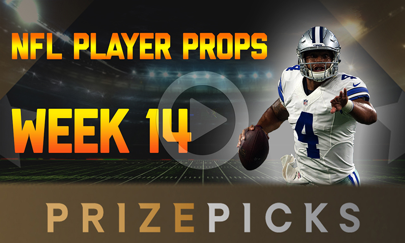 NFL Week 14 Player Props for Bears vs. Cowboys - PrizePicks