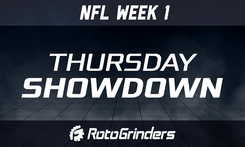 NFL Week 1 Thursday Night DraftKings Showdown Lineup Builder