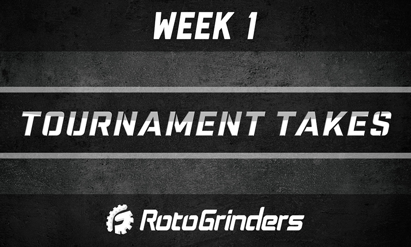 Week 1: 2019 NFL Daily Fantasy Tournament Takes Podcast