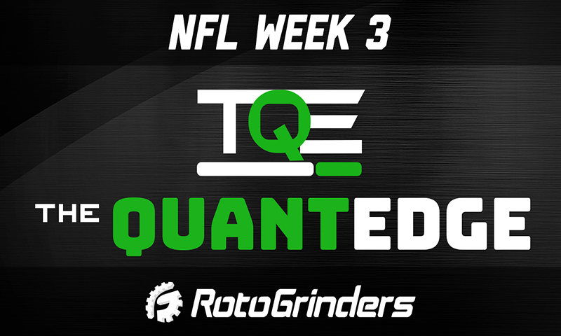 FREE: Week 3 NFL with The Quant Edge