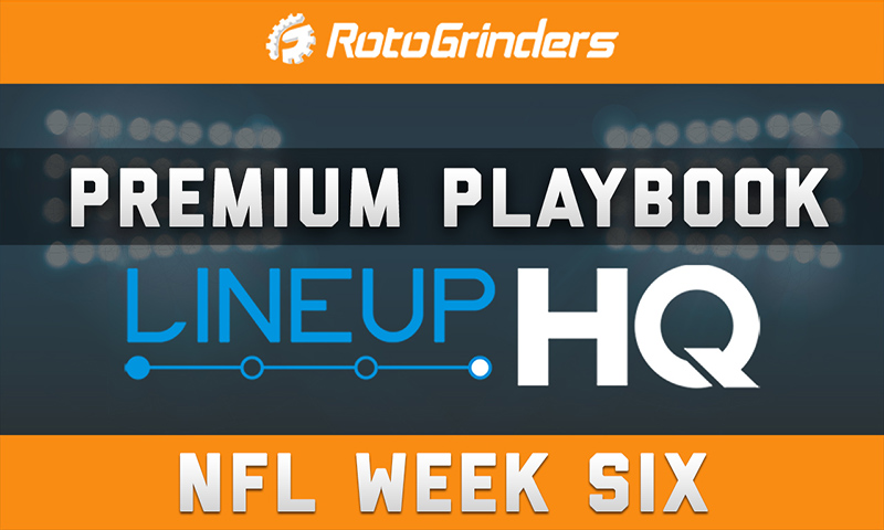 STLCards' Premium Playbook - LineupHQ: NFL Week 6