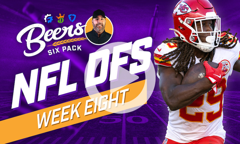 Beer's NFL DFS Six Pack: Week 8