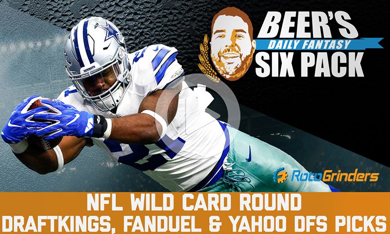 DraftKings, FanDuel & Yahoo NFL Six-Pack: Wild Card Round